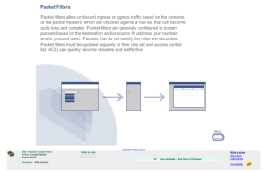 Screenshot for Firewall: Packet Filters