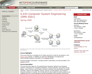 Screenshot for Computer System Engineering