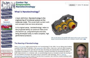 Screenshot for What is Nanotechnology?