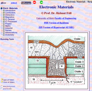 Screenshot for Electronic Materials