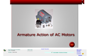 Screenshot for Armature Action of AC Motors