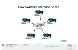 Screenshot for How Switches Increase Speed
