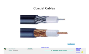Screenshot for Telecommunications: Coaxial Cables