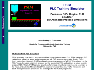Screenshot for PSIM PLC Training Simulator