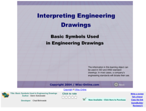 Screenshot for Basic Symbols Used in Engineering Drawings