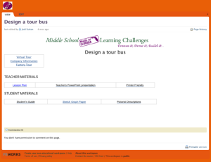Screenshot for Design a Tour Bus: Middle School Lesson