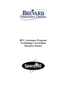 Screenshot for Brevard Community College - Aerospace Program Technology Curriculum Resource Packet