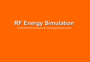 Screenshot for Radio Frequency Energy Simulation
