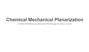 Screenshot for Chemical Mechanical Planarization - Multilayer Planarization