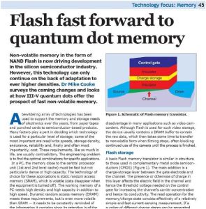 Screenshot for Flash Forward to Quantum Dot Memory