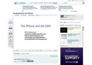 Screenshot for iPhone Programming Presentation: Slides