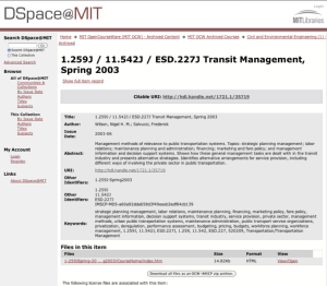 Screenshot for Transit Management