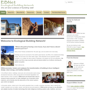 Screenshot for Ecological Building Network