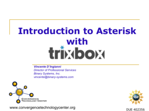 Screenshot for Introduction to Asterisk with Trixbox