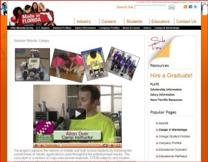 Screenshot for Made in Florida: Summer Robotic Camps