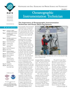 Screenshot for Knowledge and Skill Guidelines for Oceanographic Instrumentation Technicians