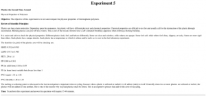 Screenshot for Plastics the Second Time Around: The Physical Properties of Polymers