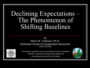 Screenshot for Declining Expectations - The Phenomenon of Shifting Baselines