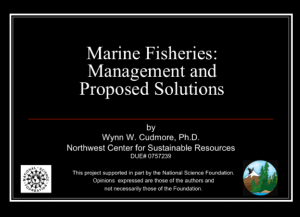 Screenshot for Marine Fisheries - Management and Proposed Solutions