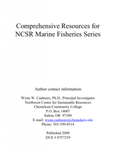 Screenshot for Comprehensive Resources for NCSR Marine Fisheries Series
