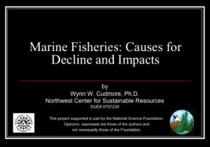 Screenshot for Marine Fisheries - Causes for Decline and Impacts