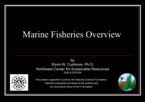 Screenshot for Marine Fisheries Overview