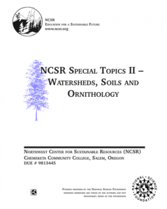 Screenshot for NCSR: Special Topics II - Watersheds, Soils, and Ornithology