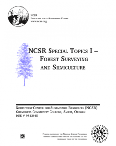 Screenshot for NCSR: Special Topics I - Forest Surveying and Silviculture