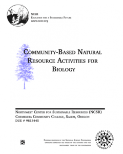 Screenshot for Community-Based Natural Resource Activities for Biology