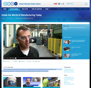 Screenshot for ATETV 101 Series: Inside the World of Manufacturing Today