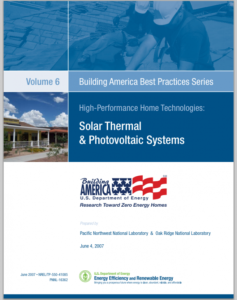 Screenshot for High-Performance Home Technologies: Solar Thermal & Photovoltaic Systems
