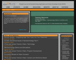 Screenshot for NACK Center Webinars