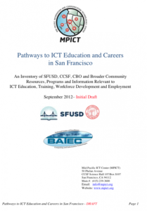Screenshot for Pathways to ICT Education and Careers in San Francisco