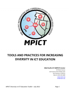 Screenshot for Tools and Practices for Increasing Diversity in ICT Education