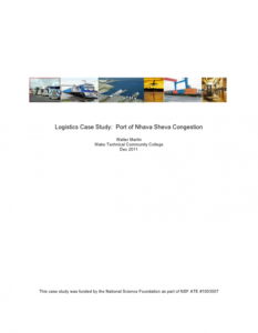 Screenshot for Case Study: Port of Nhava Sheva Congestion
