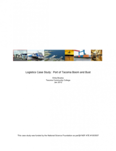 Screenshot for Case Study: Port of Tacoma Boom and Bust