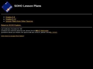 Screenshot for SOHO Lesson Plans