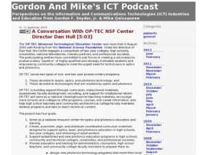 Screenshot for Gordon and Mike's ICT Podcast: Interview with Mike Q