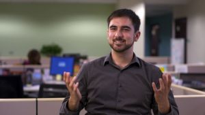 Matt Martella explains his work as a mobile applications programmer in award-winning video on DeafTEC's website. 
