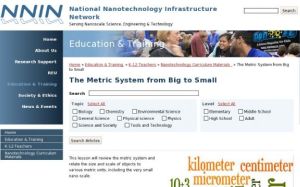 Screenshot for The Metric System from Big to Small