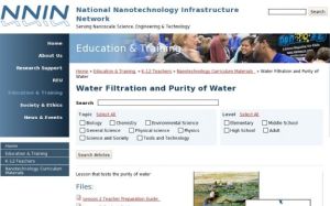 Screenshot for Water Filtration and Purity of Water