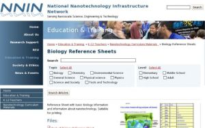 Screenshot for Biology Reference Sheets