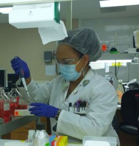 As a Chemist I at INOVA Diagnostics Inc., Tracy T. Ludwick Naputi tests raw materials, in-process components, and finished reagents associated with ELISA products.