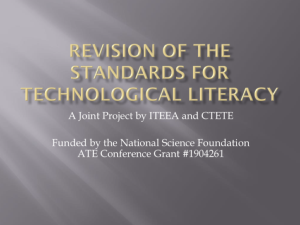 Screenshot for Standards for Technological and Engineering Literacy