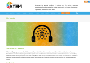 Screenshot for Stairway to STEM Podcasts
