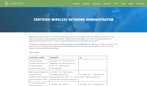 Screenshot for Certified Wireless Network Administrator Curriculum