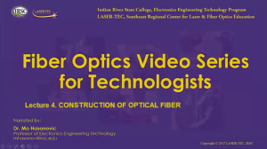 Screenshot for Lecture 4: Construction of Optical Fiber