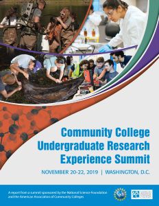 Community College Undergraduate Research Experience Summit Report Cover