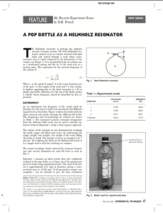 Screenshot for A Pop Bottle as a Helmholz Resonator