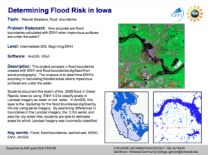 Screenshot for Flood Boundary Comparison Using ENVI and GIS